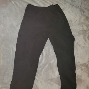 Black Outer Rim Lined Pants